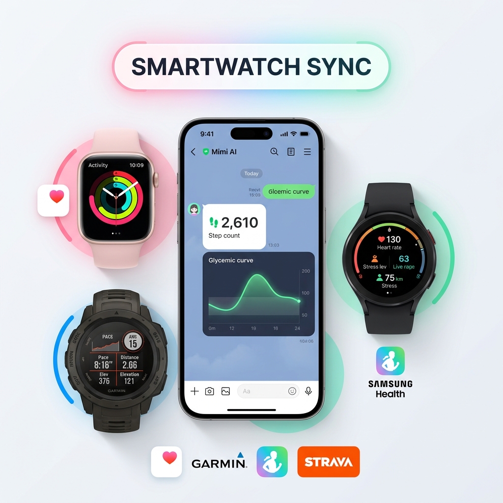 Mimi Smartwatch Hub - Apple Watch, Garmin, Samsung Galaxy Watch